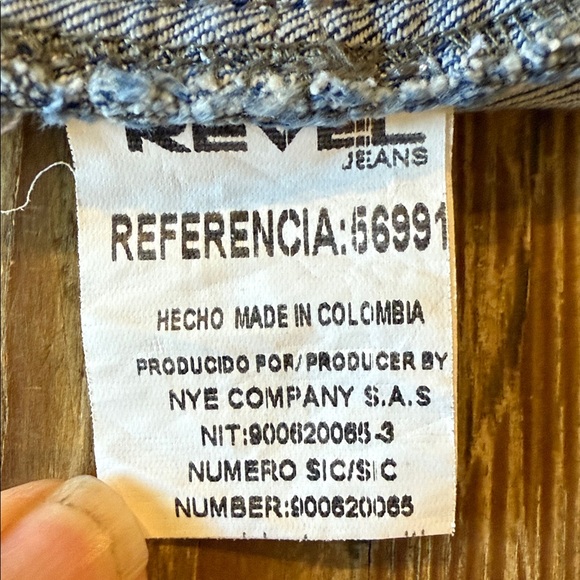 Revel Trendy Light Blue high waisted Skinny Jeans with Distressed bling Accents - Picture 6 of 10